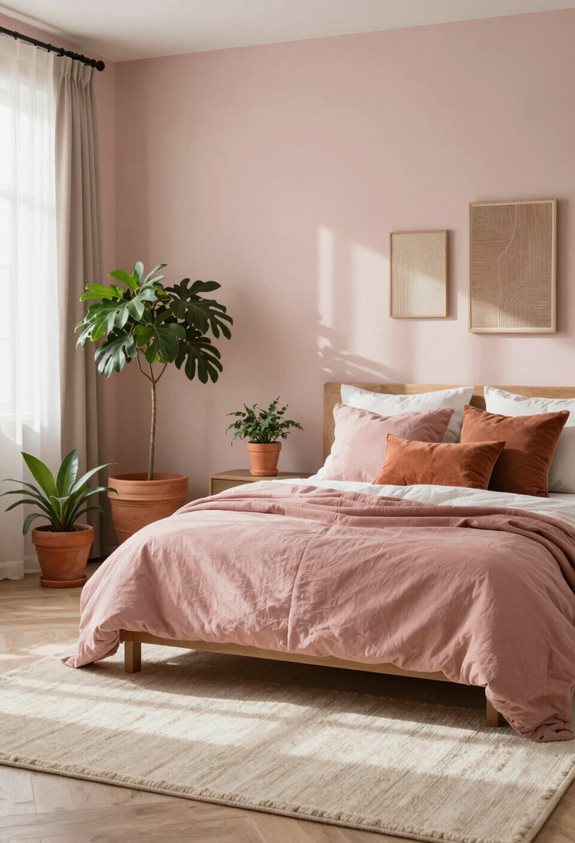 terracotta accents for coziness