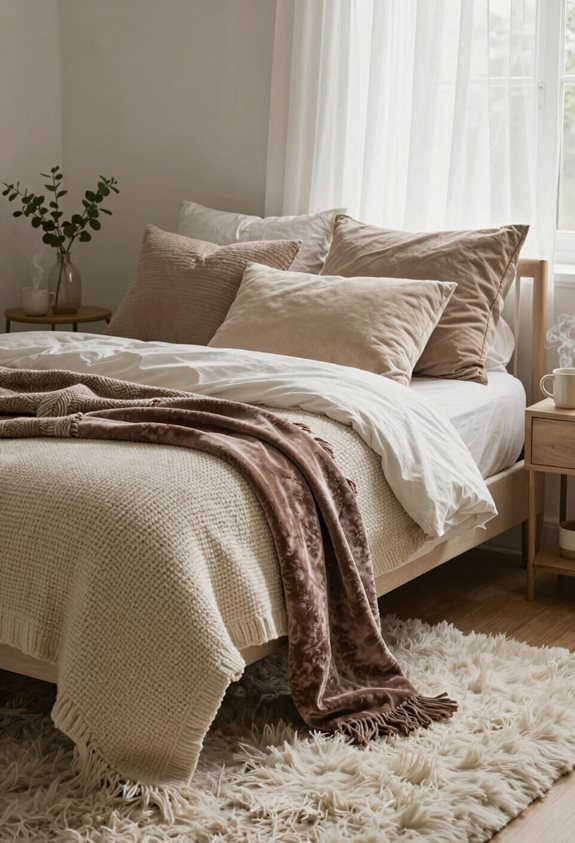 textured fabrics for warmth