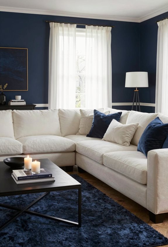 timeless navy and white comfort