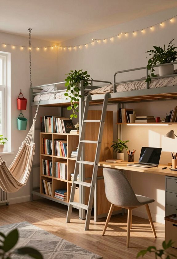 vertical storage maximizes space