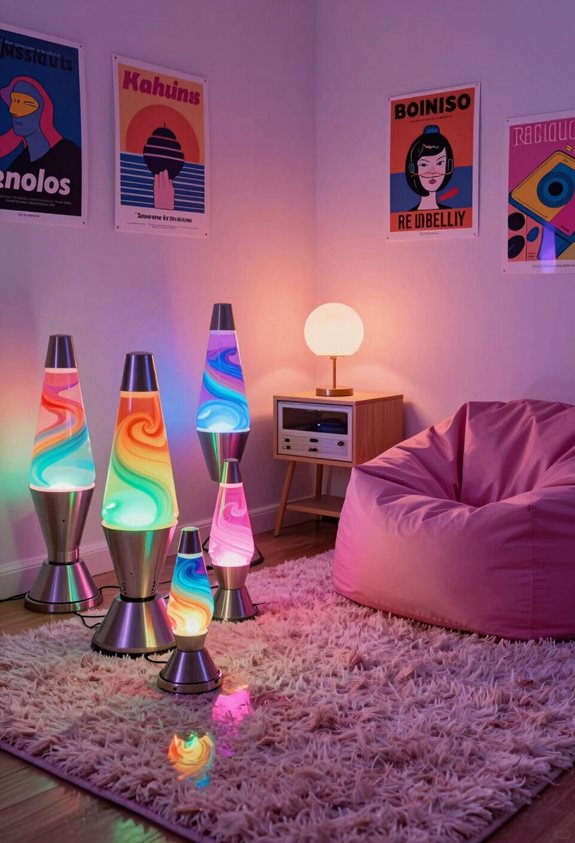 vibrant hypnotic retro ambiance
