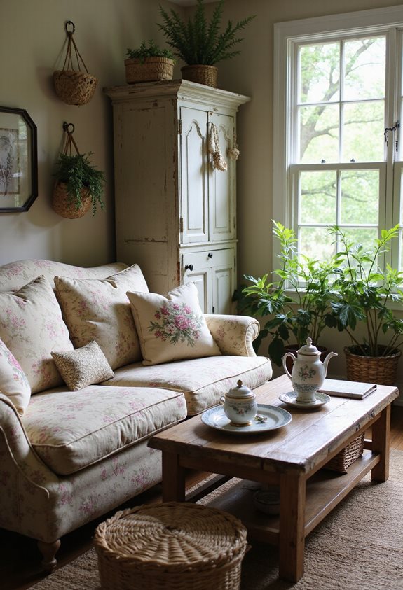 vintage furniture for coziness