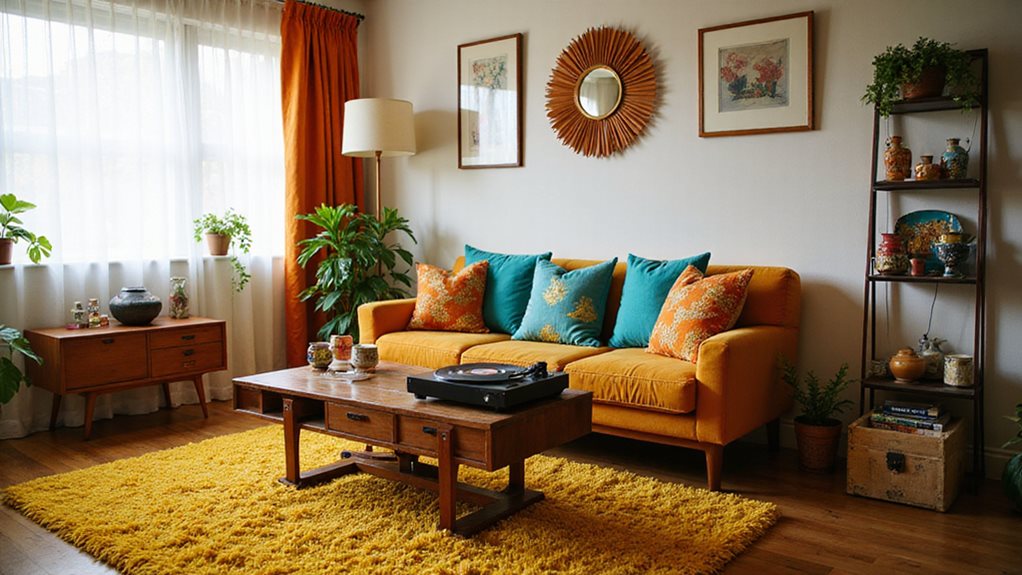 21 Creative Retro Living Room Decor