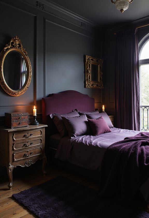 vintage mirrors for glam