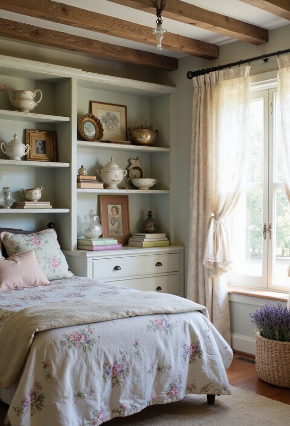 vintage treasures on display