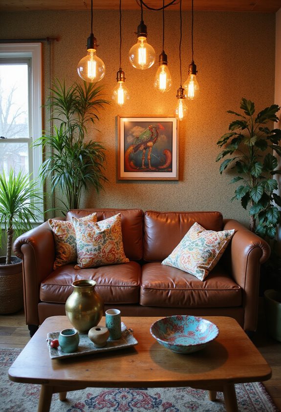 warm retro lighting ambiance