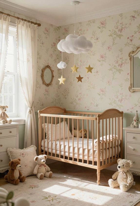 whimsical pastoral nursery design