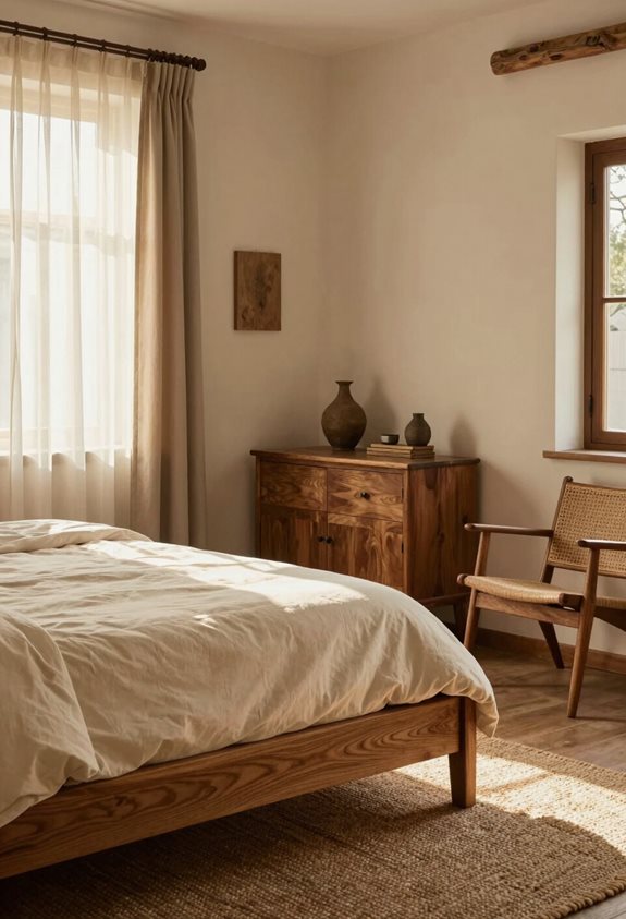 wood furniture for warmth