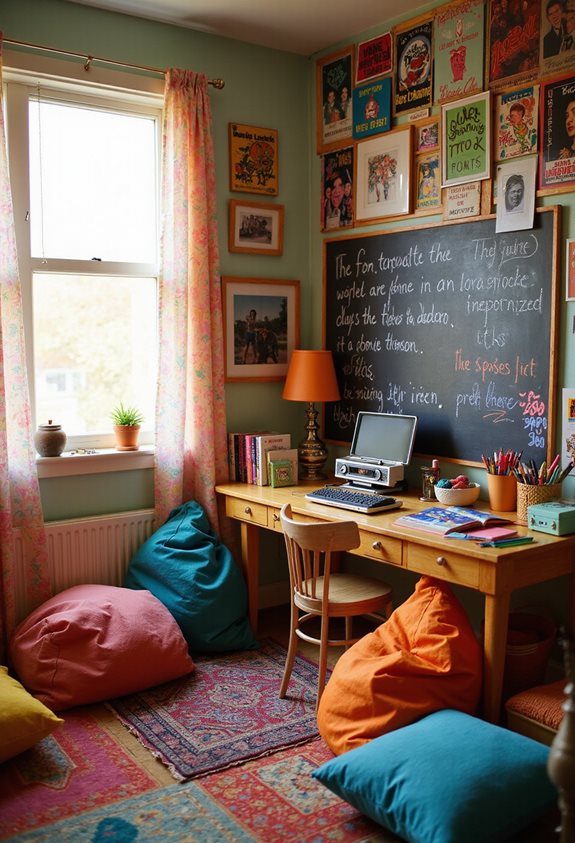 90s style study space