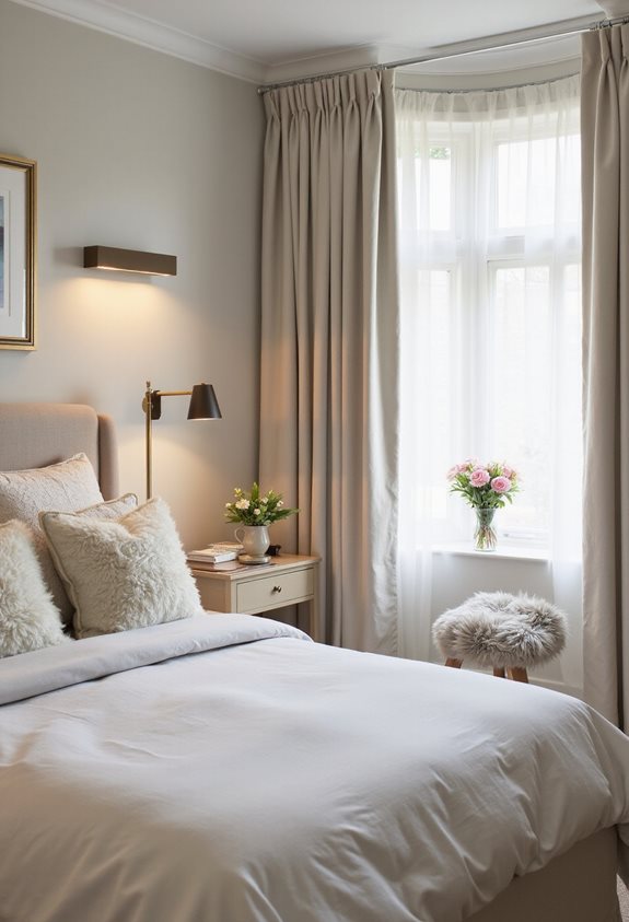 adjustable guest bedroom lighting