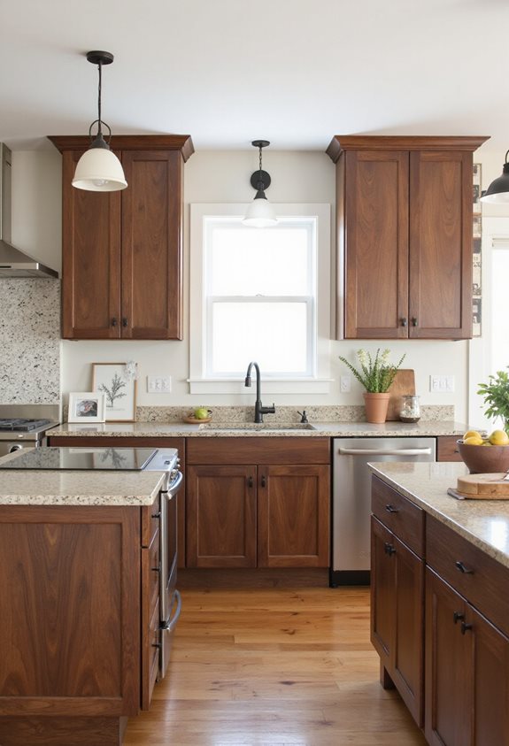 affordable walnut kitchen design