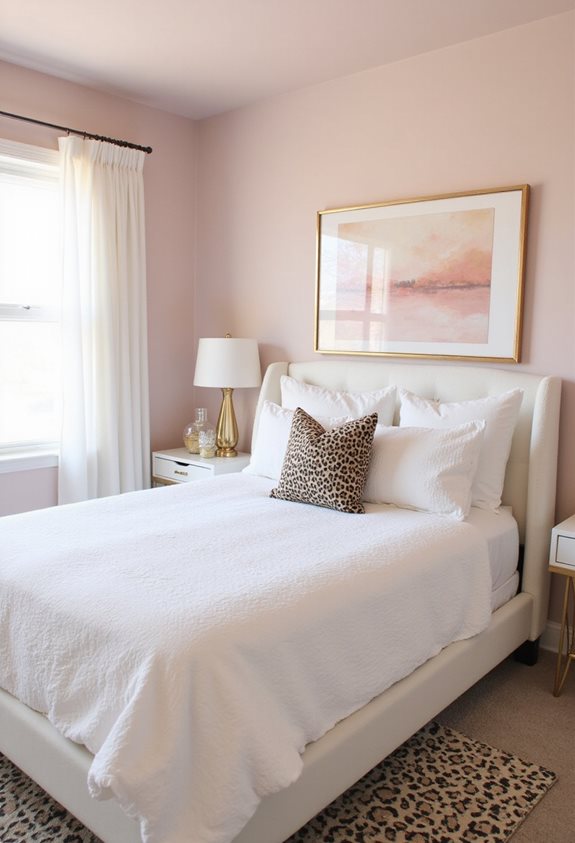 balance pink with accents