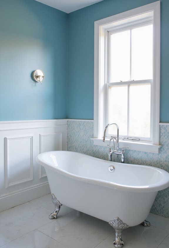 blue and white elegance