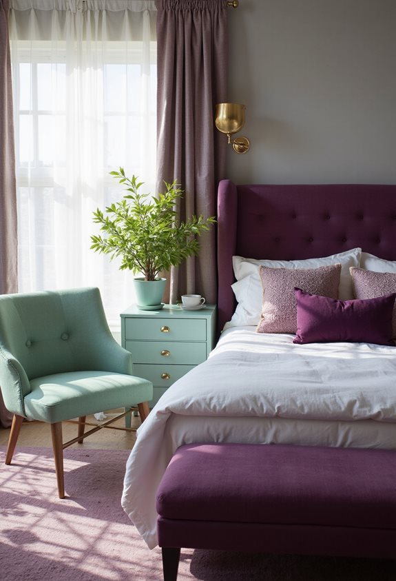 bold cozy color combination