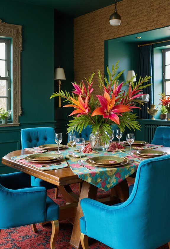 bold dining room transformations