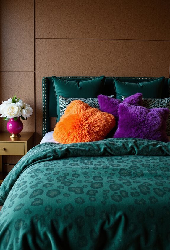 bold leopard print colors