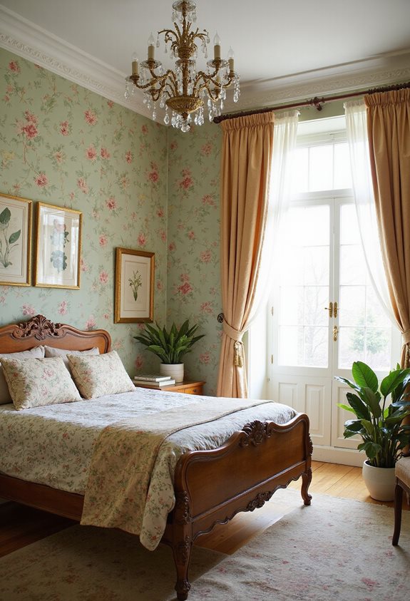 botanical prints enhance decor