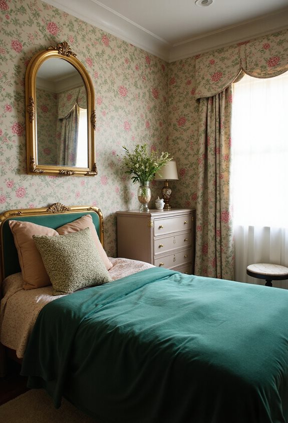 brass and gold accents