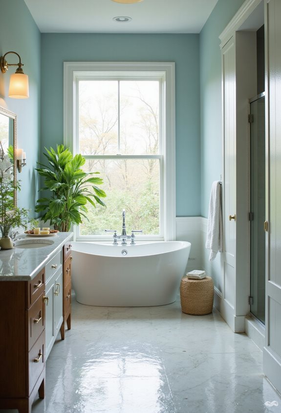 brighten up bathroom colors