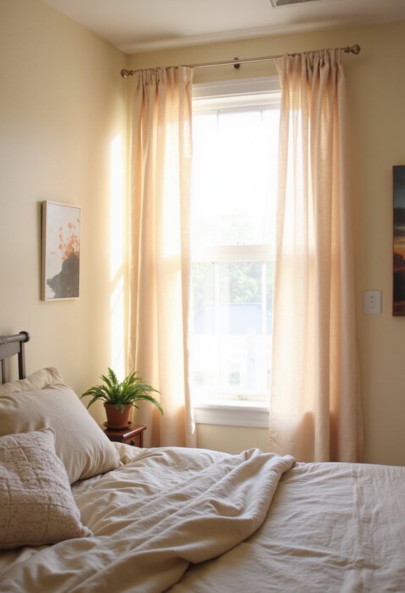 budget friendly bright curtains