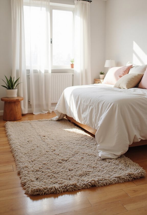 budget friendly cozy bedroom rug