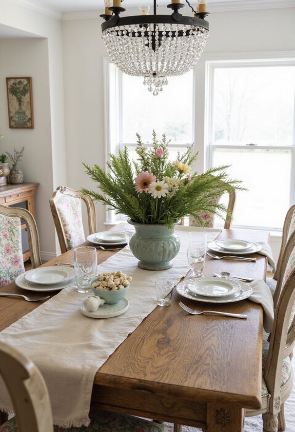 charming vintage dining tables