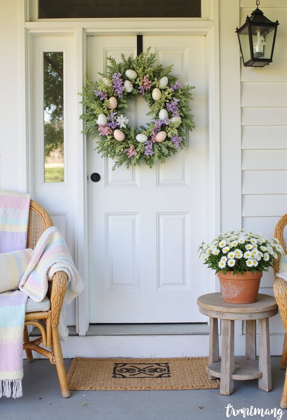 classic pastel easter wreaths