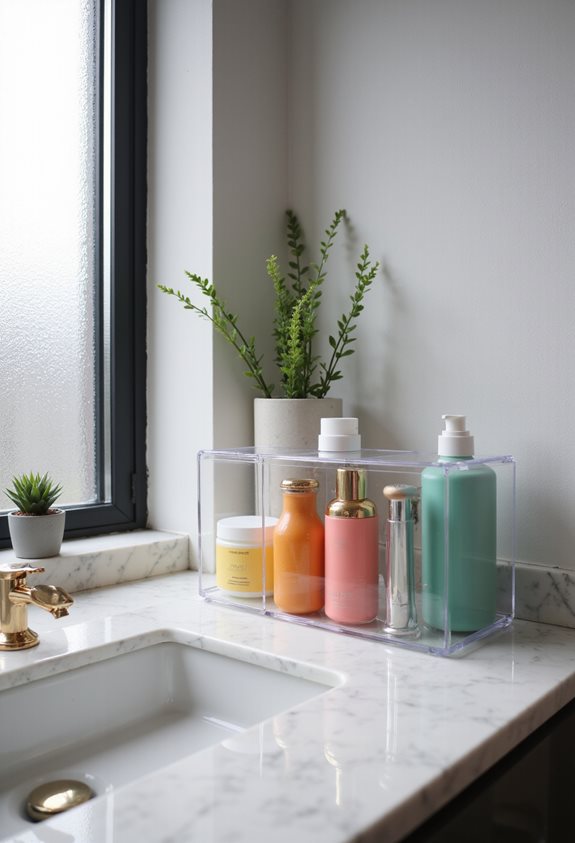 clear containers streamline organization