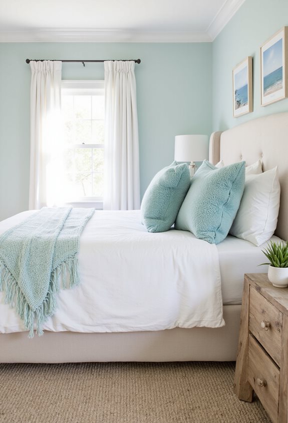 coastal bedroom color scheme
