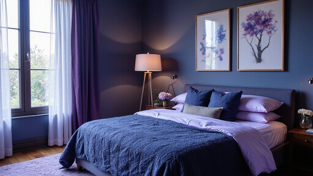22 Blue and Purple Bedroom Ideas