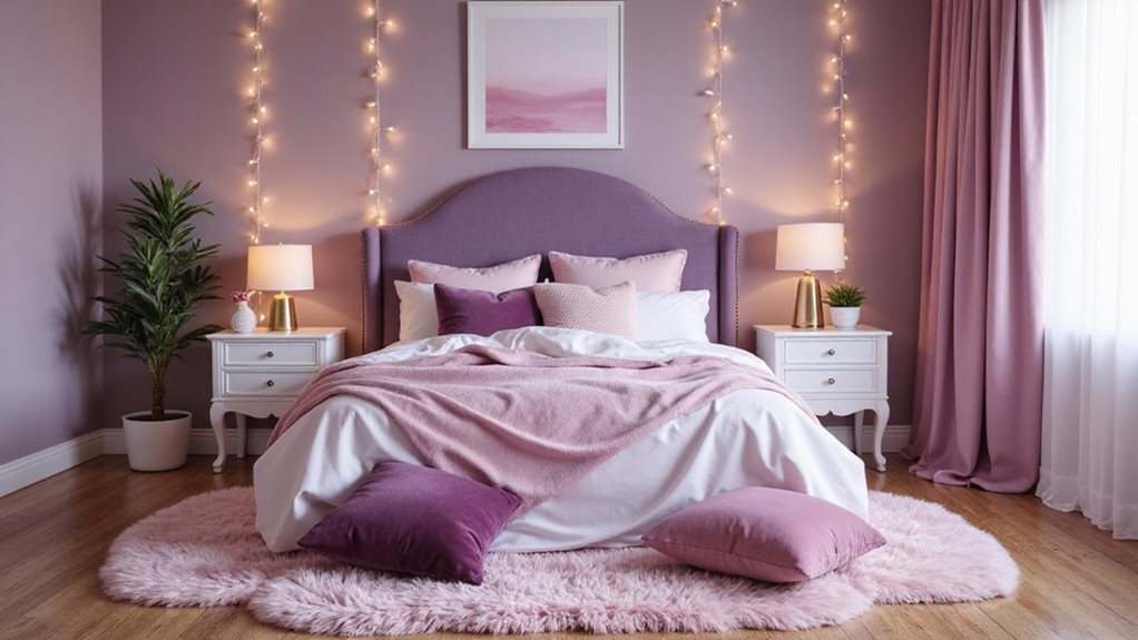 21 Pink and Purple Bedroom Ideas