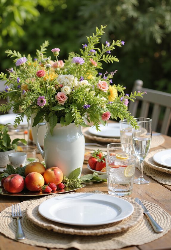 colorful fruit spring decor