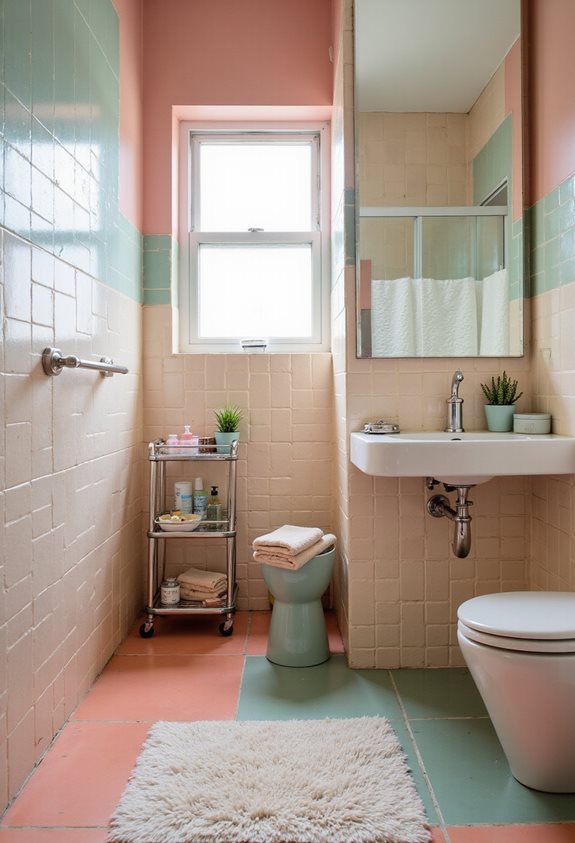 compact rolling cart storage