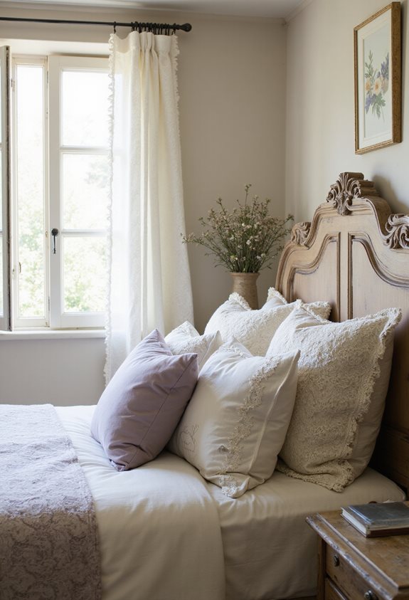 cozy bedroom pillow additions