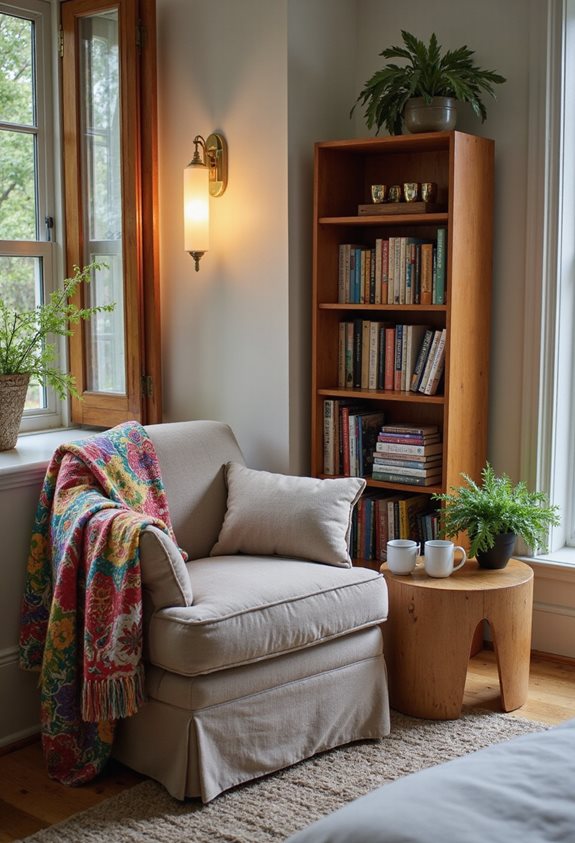 cozy corner for reading