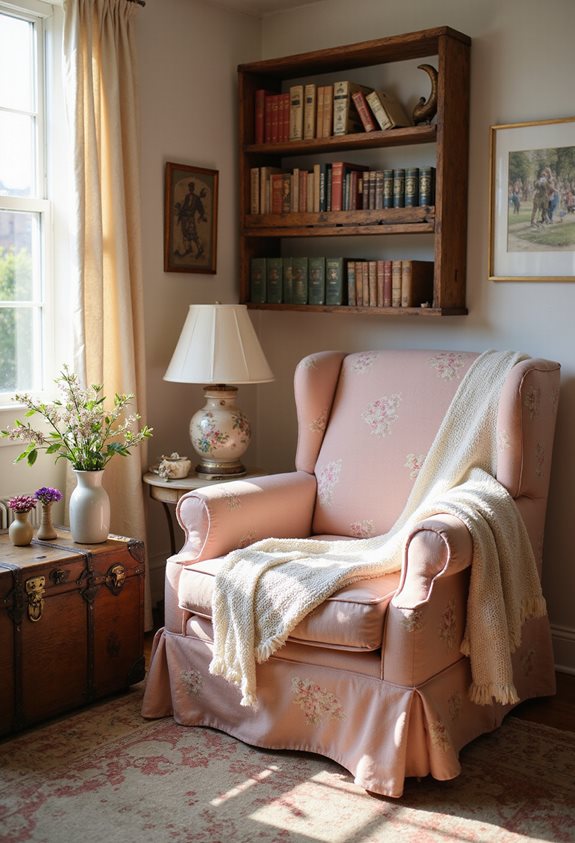 cozy cowboy reading nook