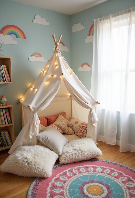 cozy imaginative play space