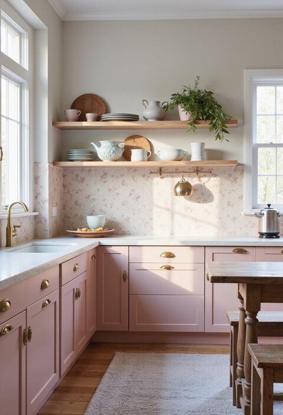 cozy kitchen with soft tones