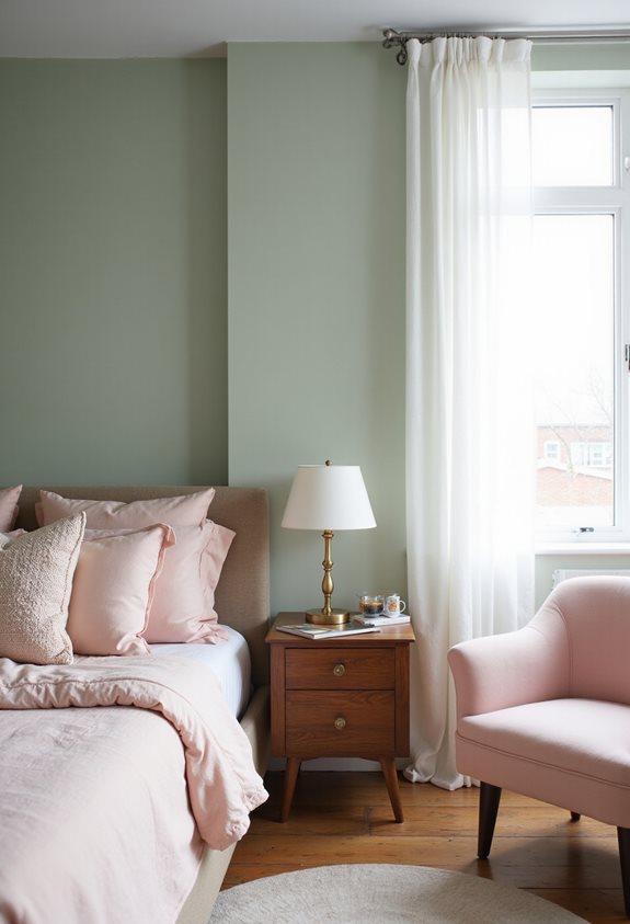 cozy pastel bedroom harmony