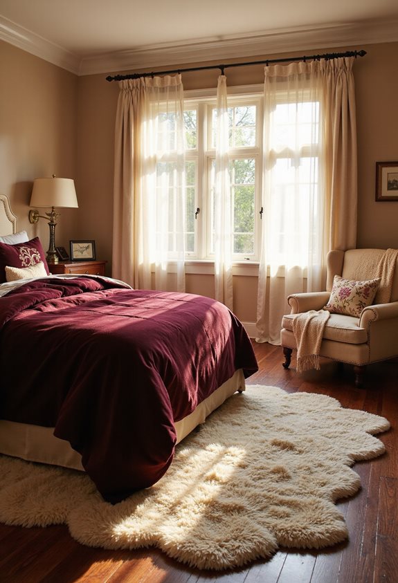 cozy plush textiles comfort space