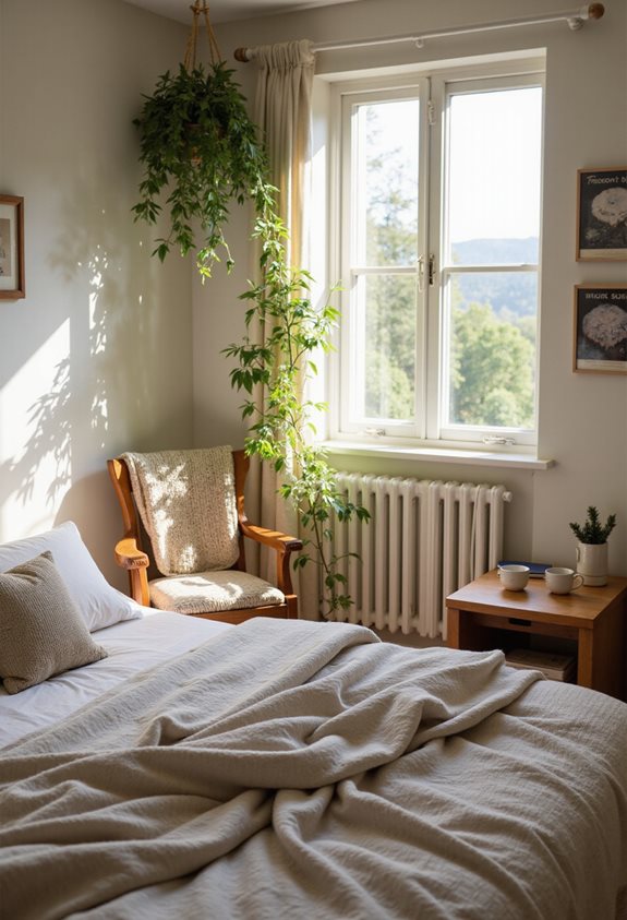 cozy shared morning space