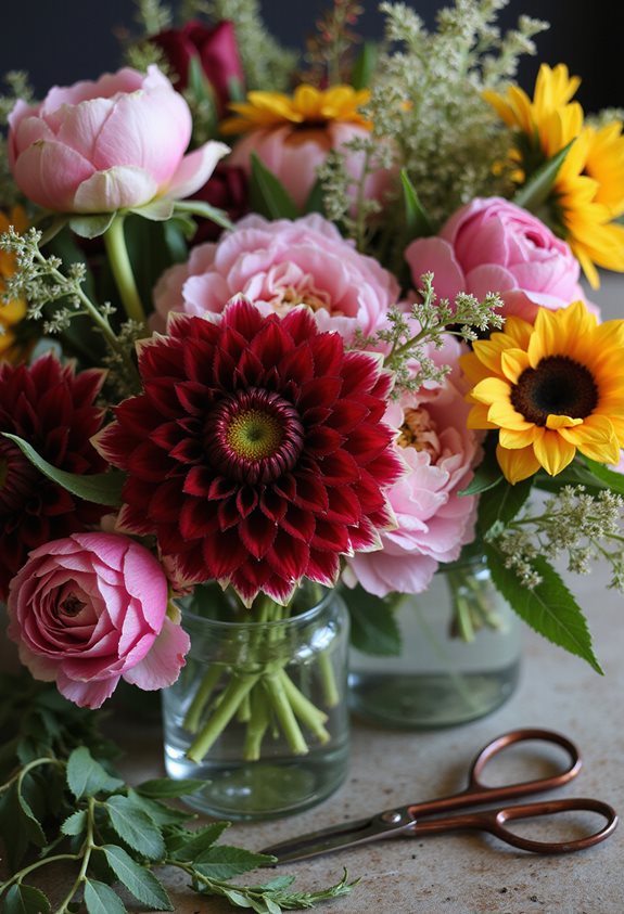 create your own bouquet