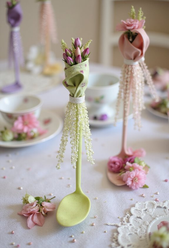 custom decorated tea spoons