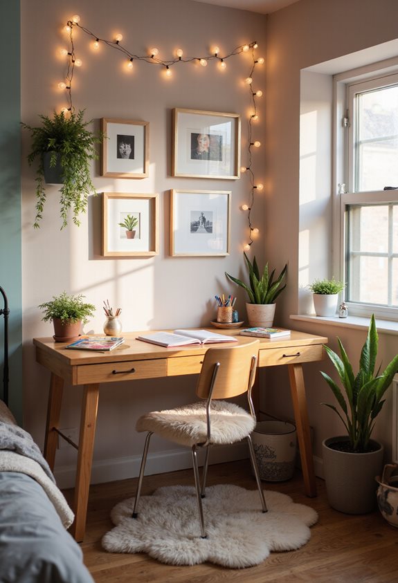 desk area for creativity