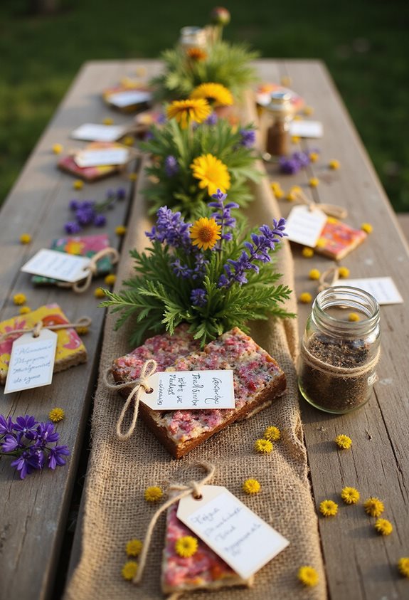 diy rustic wildflower bloom bar