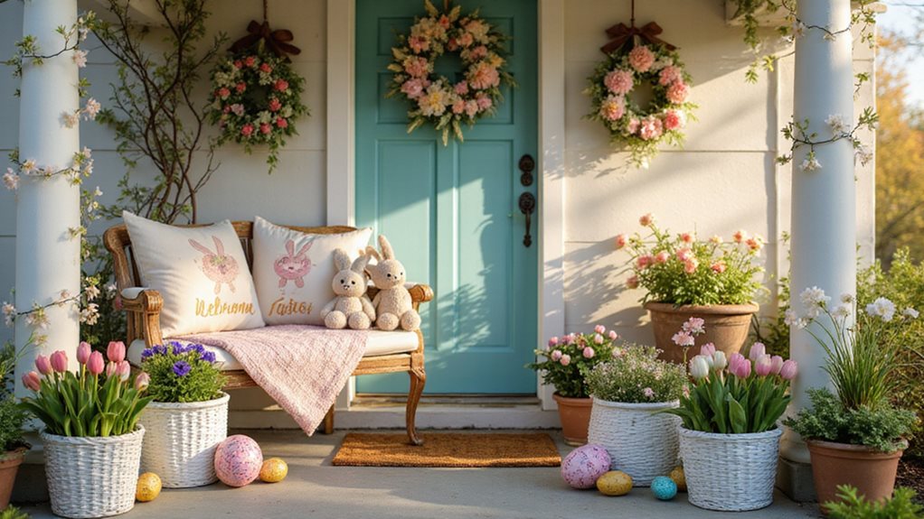 23 Easter Front Porch Decor Ideas