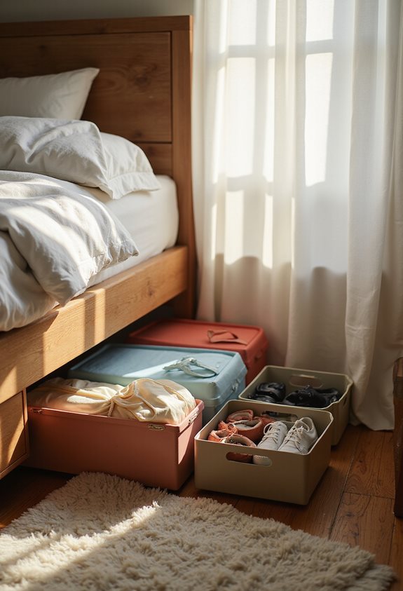 effective under bed organization tips