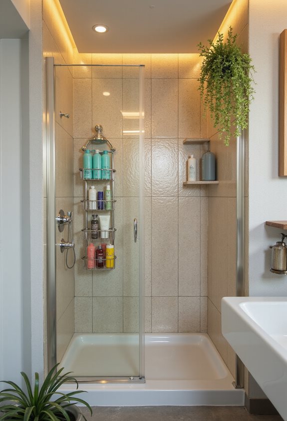 effortless shower organization solution