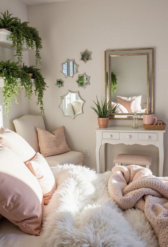 enhance light with mirrors