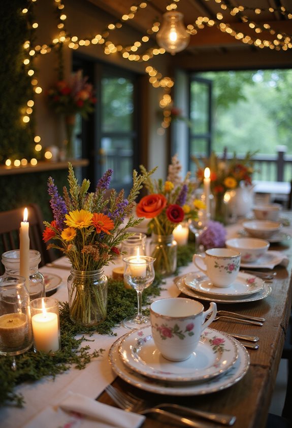 fairy lights create ambiance